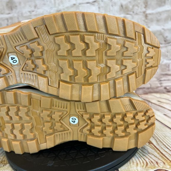 Mishansha Women's Brown High Top Warm Lined Winter Ankle Boots Size 40 (US 9.5) - Picture 7 of 9